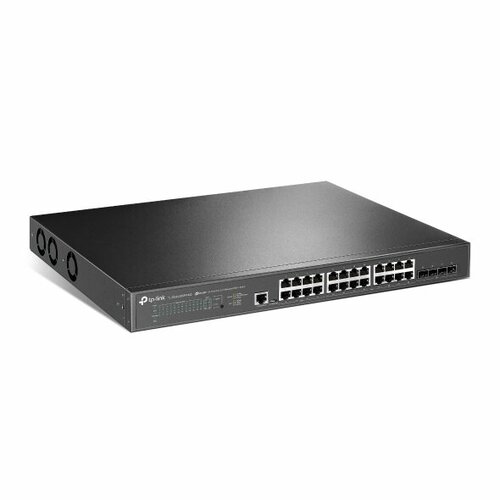 коммутатор tp link tl sg3452x jetstream 2 го уровня 48xgblan 4x10gbsfp TP-Link TL-SG3428XPP-M2 Управляемый коммутатор JetStream уровня 2+ с 24 портами 2,5 Гбит/с (8 портов PoE++, 16 портов PoE+) и 4 портами SFP+ 10 Гбит/с