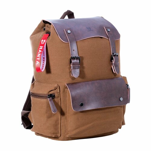 HANTA Nature Backpack Canvas 25 L brown