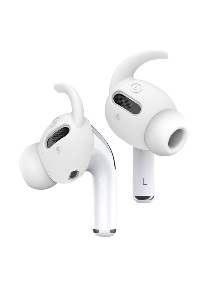 Крепление Elago для AirPods Pro Earbuds Hook Cover White (2 шт.)