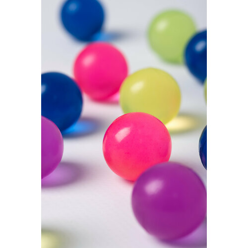Мячи-прыгуны Фосфорный 45 мм ( 25 шт.) мячи прыгуны морозные ягоды 45 мм 5 шт