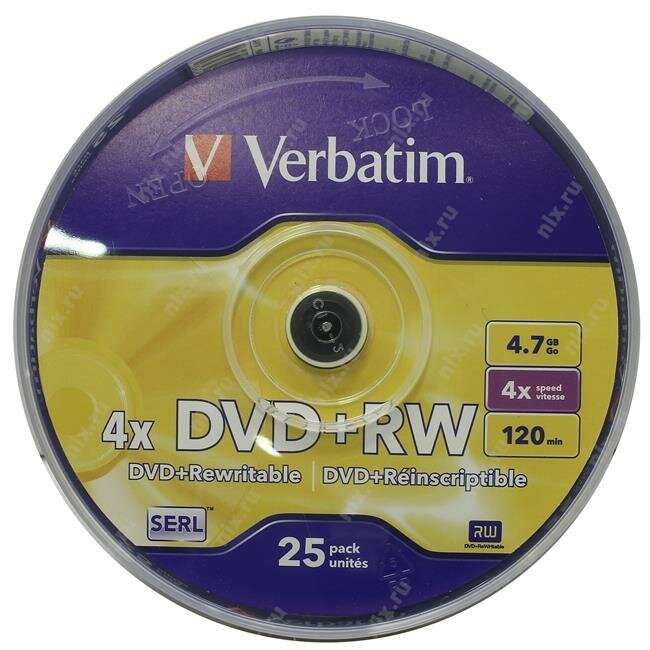 DVD+RW набор дисков Verbatim - фото №7