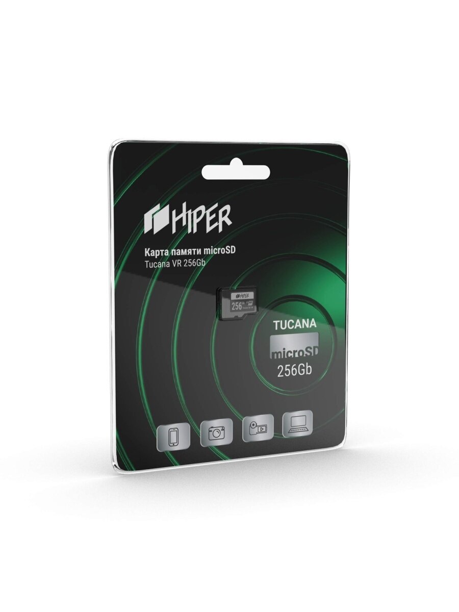 Карта памяти microSDXC 256Gb HIPER HI-MSD256GU3V30