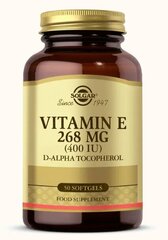 Solgar Vitmain E 268 mg (400IU) Antioxidant Support - Солгар Витамин Е 268 мг(400 МЕ) Антиоксидант - 50 капсул