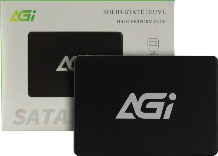 Накопитель SSD 2.5'' AGI AI138 120GB SATA 6Gb/s 3D TLC 509/518MB/s IOPS 19K/75K MTBF 1.6M 70TBW 0,53DWPD RTL - фото №16