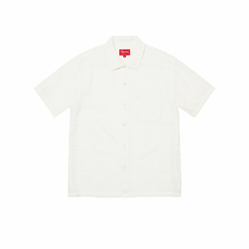 Футболка Supreme Stripe S/S Shirt, размер L, белый