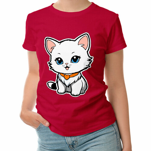 фото Футболка roly, размер s, красный