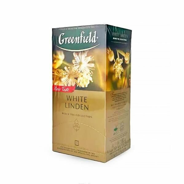 Чай черный Greenfield White Linden 25*1.5г - фото №13