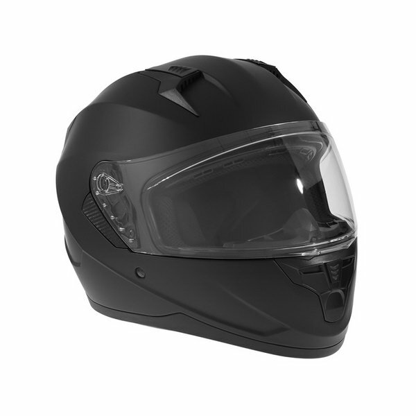Шлем интеграл с двумя визорами размер XL модель BLD-M67E черный матовый