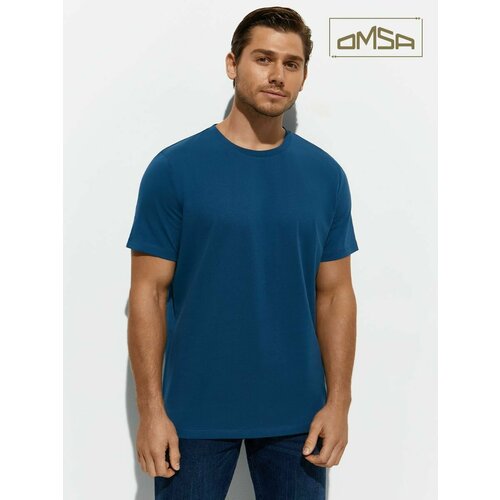 фото Футболка omsa, размер 50(xl), jeans