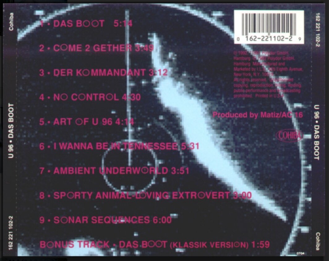 U 96 "Das Boot" CD