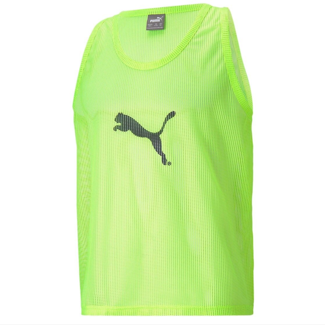 Манишка футбольная PUMA Bib полиэстер салатовая мужская свободный крой M