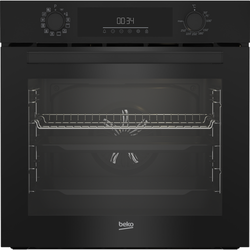 Электрический духовой шкаф Beko BBIM11301B, гриль/конвекция, черный электрический духовой шкаф beko bie 22300 xd