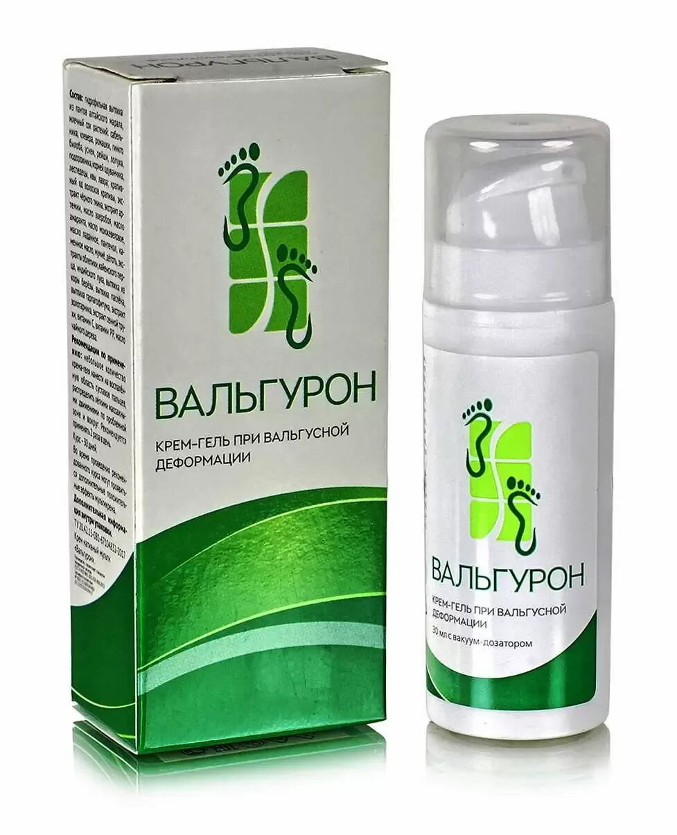 Крем-гель "Вальгурон" Сашера-Мед для ног, от вальгусной деформации