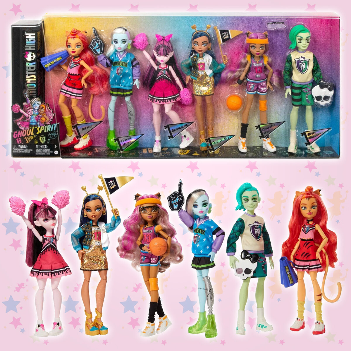 Кукла Monster High 6 шт коллекционный Ghoul Spirit