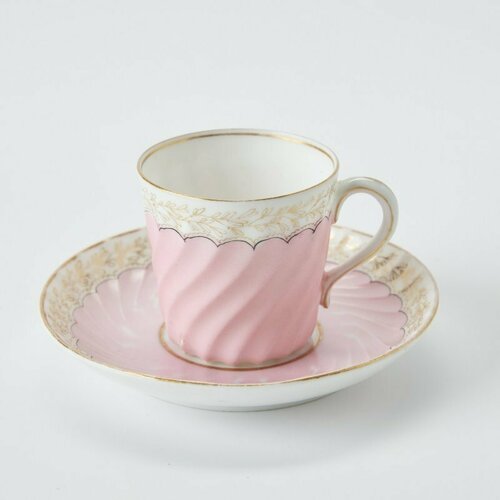 Чашка с блюдцем Кузнецов в Риге No7126 Кузнецов Товарищество 11450₽