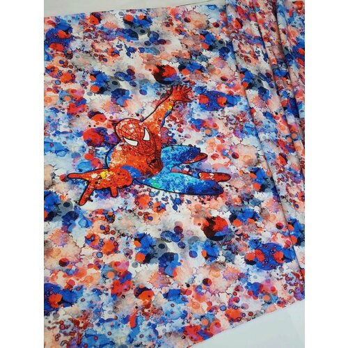 Ткань для шитья и рукоделия, Купон на кулирке Человек паук