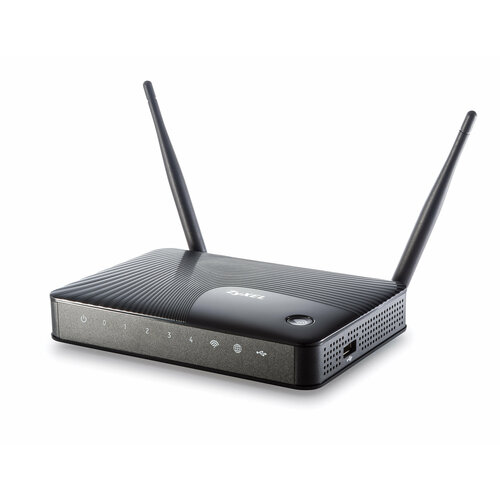 Беспроводной интернет-роутер ZyXEL Keenetic VIVA (Wi-Fi 802.11n 300 Мбит/с, коммут. Gigabit Ethernet, USB)