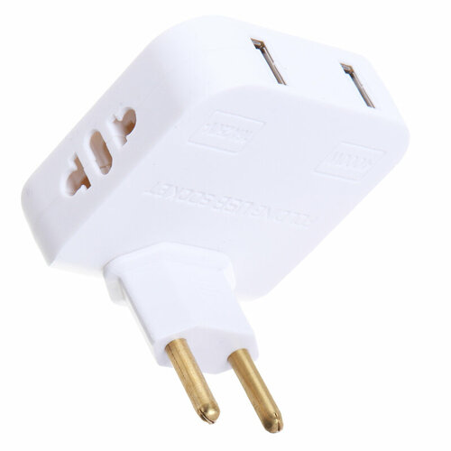 Зарядное устройство Red Line Y4 2xUSB + 2 AC 10A White УТ000037592 белый