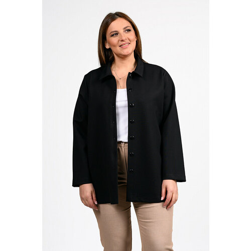 Пиджак SVESTA, размер 60, черный пиджак svesta размер 60 лиловый