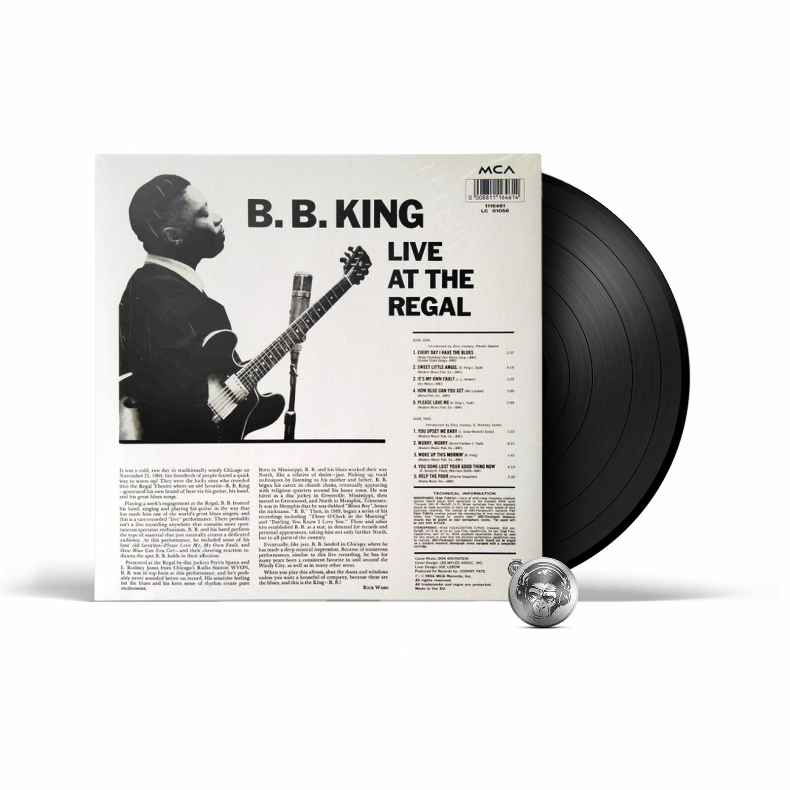 Виниловая пластинка B.B. King - Live At The Regal - Vinil 180 gram (1 LP) Universal Strategic Marketing - фото №11