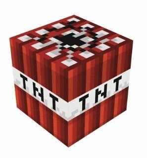 Светильник-ночник TNT Minecraft красный