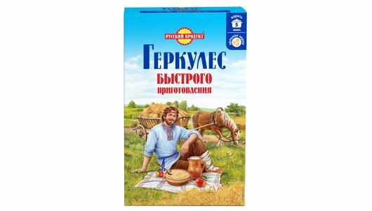 Хлопья овсяные Геркулес Русский продукт быстрого приготовления