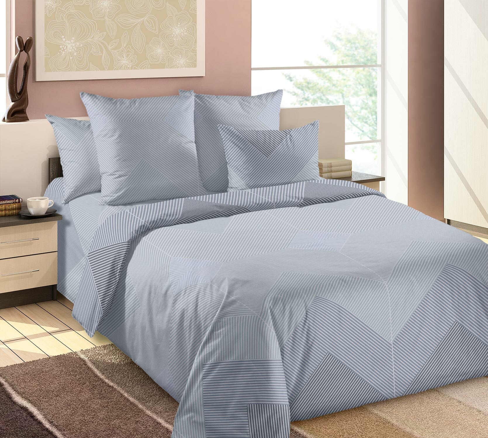 фото Простыня на резинке перкаль, Текс Дизайн, 120х200