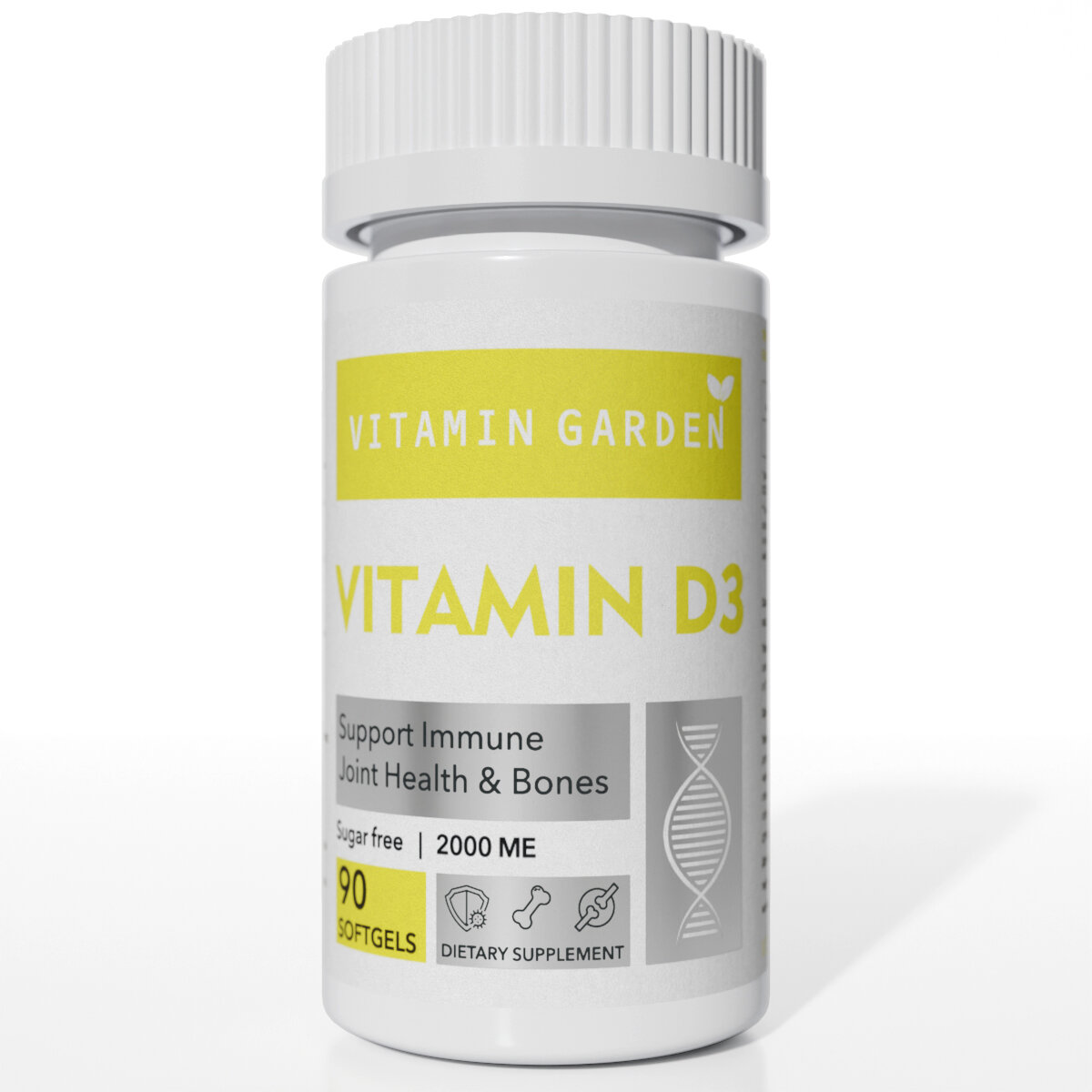 Витамин Д3, D3 2000 ME, БАД, витаминный комплекс для иммунитета, иммуномодулятор 90 капсул