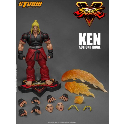 Фигурка Кен - Стрит Файтер 5. Ken - Street Fighter 5. Storm Collectibles