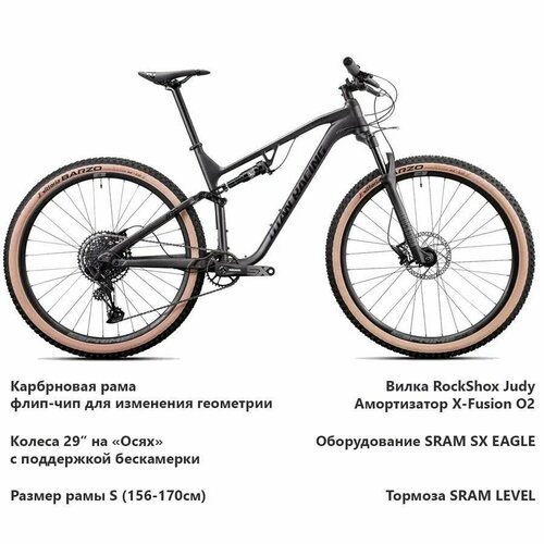 Titan Racing Cypher RS Carbon Dash 2023 Black S 19900000₽