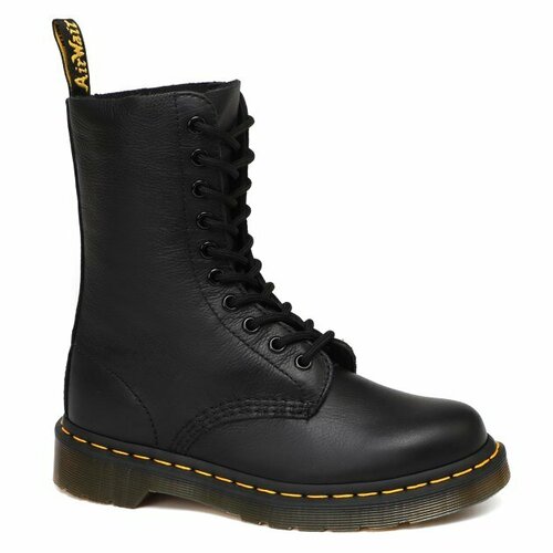 winter mid calf women boots fashion fold thick heels pointed toe western boots sexy slip on boots for lady shoes Ботинки Dr. Martens, размер 38, черный