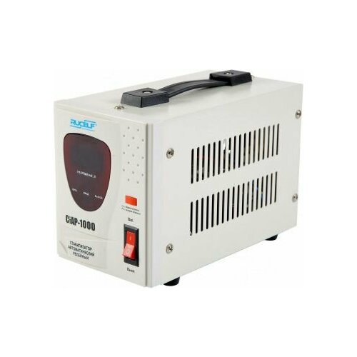 Стабилизатор напряжения RUCELF 1кВА однофазный белый