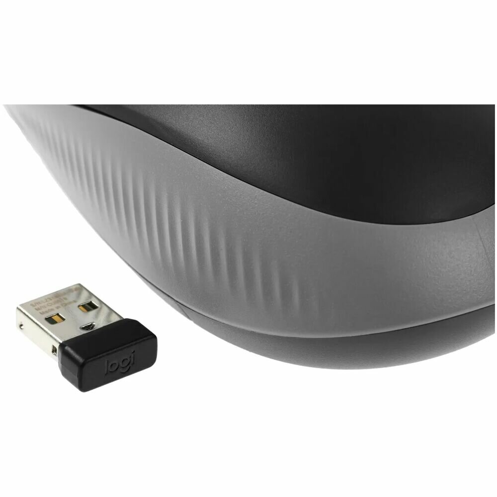 Мышь Wireless Logitech 910-005909 голубой/черный оптическая (1000dpi) BT/Radio USB - фото №3