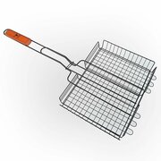 GRILLBOOM Решетка-гриль антипригар. покр, 65х(26х31х4)см