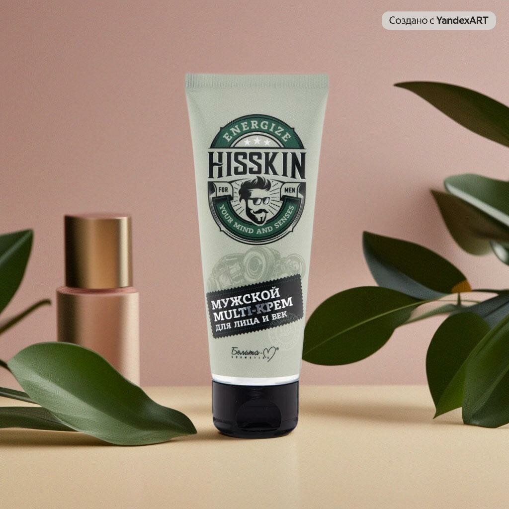 Изображение Крем для лица и век мужской Multi-крем HISSKIN Белита-М 60 мл.