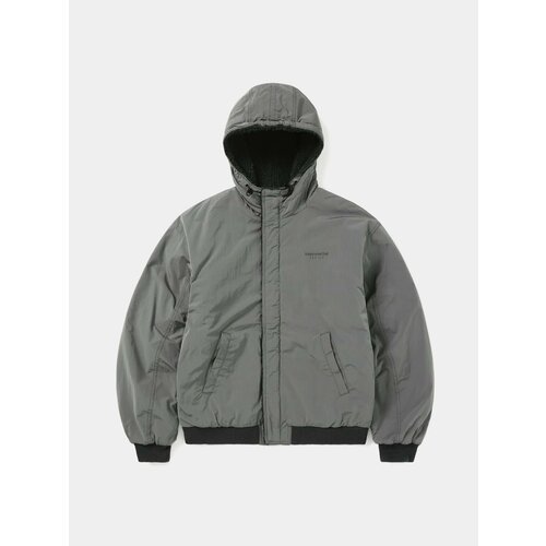 фото Куртка thisisneverthat reversible sherpa jacket, размер m, gray