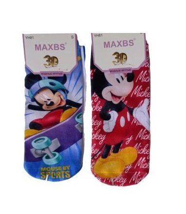 фото Носки детские 3D "Герои мультфильмов" р-р S (3-5 лет) 3 пары