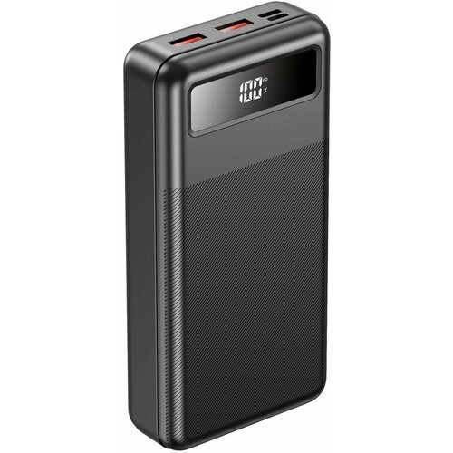 Внешний аккумулятор (Power Bank) TFN Porta PB-312, 20000мAч, черный [tfn-pb-312-bk] внешний аккумулятор tfn electrum 30 000 mah black tfn pb 296 bk