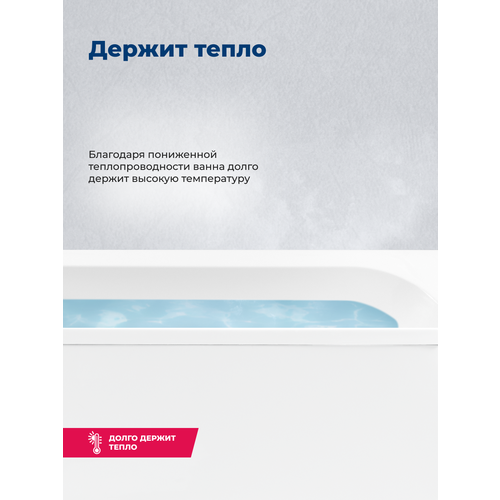 фото Ванна aquanet extra 150x70 00209630, акрил, глянцевое покрытие, белый
