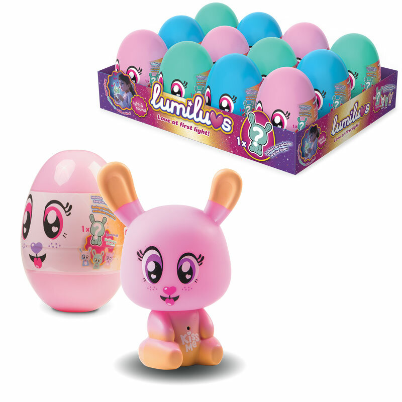 Ночник Abtoys Lumiluvs Кролик в яйце 3 , 12 шт в дисплее - фото №7