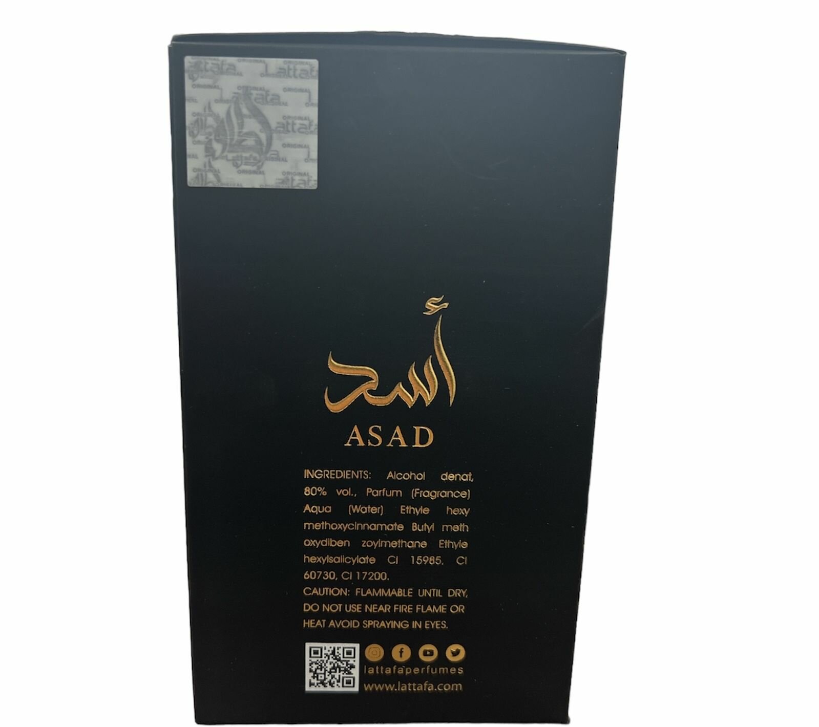 Парфюмерная вода Lattafa Asad 100 ml