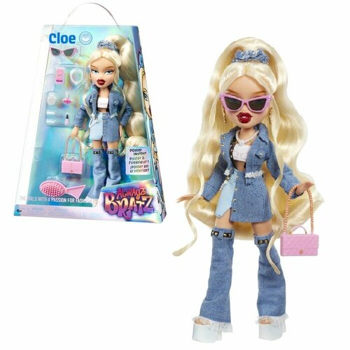 кукла братц кло хлоя из серии новогодний шар красоты красное издание 2004 bratz winter ball beauty cloe red v1 Кукла Братц «Хлоя», Alwayz Bratzс, с аксессуарами, 26 см