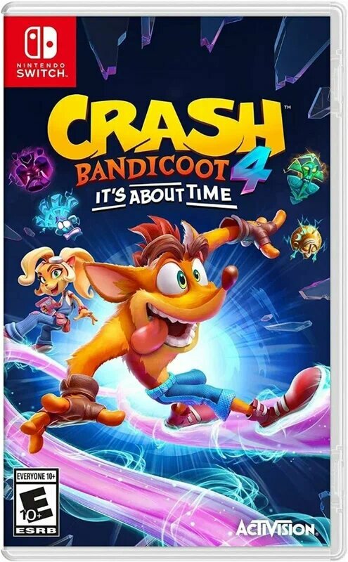 Игра Crash Bandicoot 4: Это Вопрос Времени для Nintendo Switch, картридж