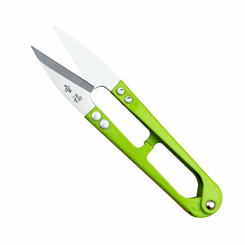 Ножницы для распарывания швов, сниппер для обрезки ниток, 125 мм, цвет салатовый