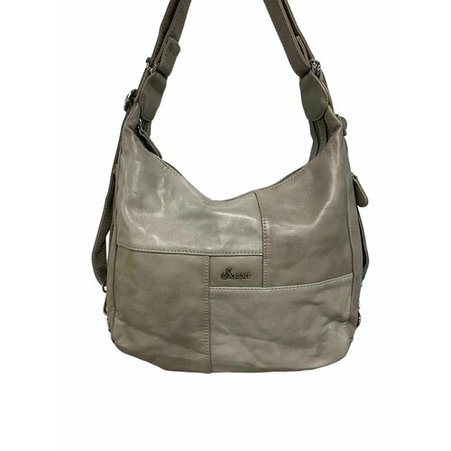 сумка рюкзак sassa женскаяh цвет коричнево серый Сумка Sassa, серый