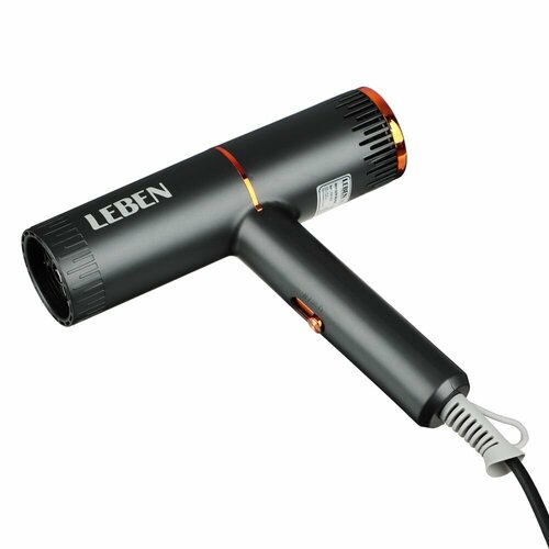 Фен для волос 900 Вт 2 скорости 3 температуры 220-240 В серый 133100₽