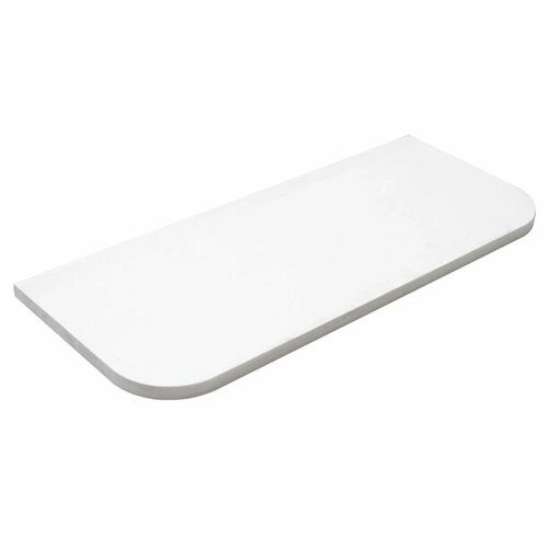 Полка мебельная elemento закругленная ЛДСП белая 60 х 25 х 16 см без крепления 989₽