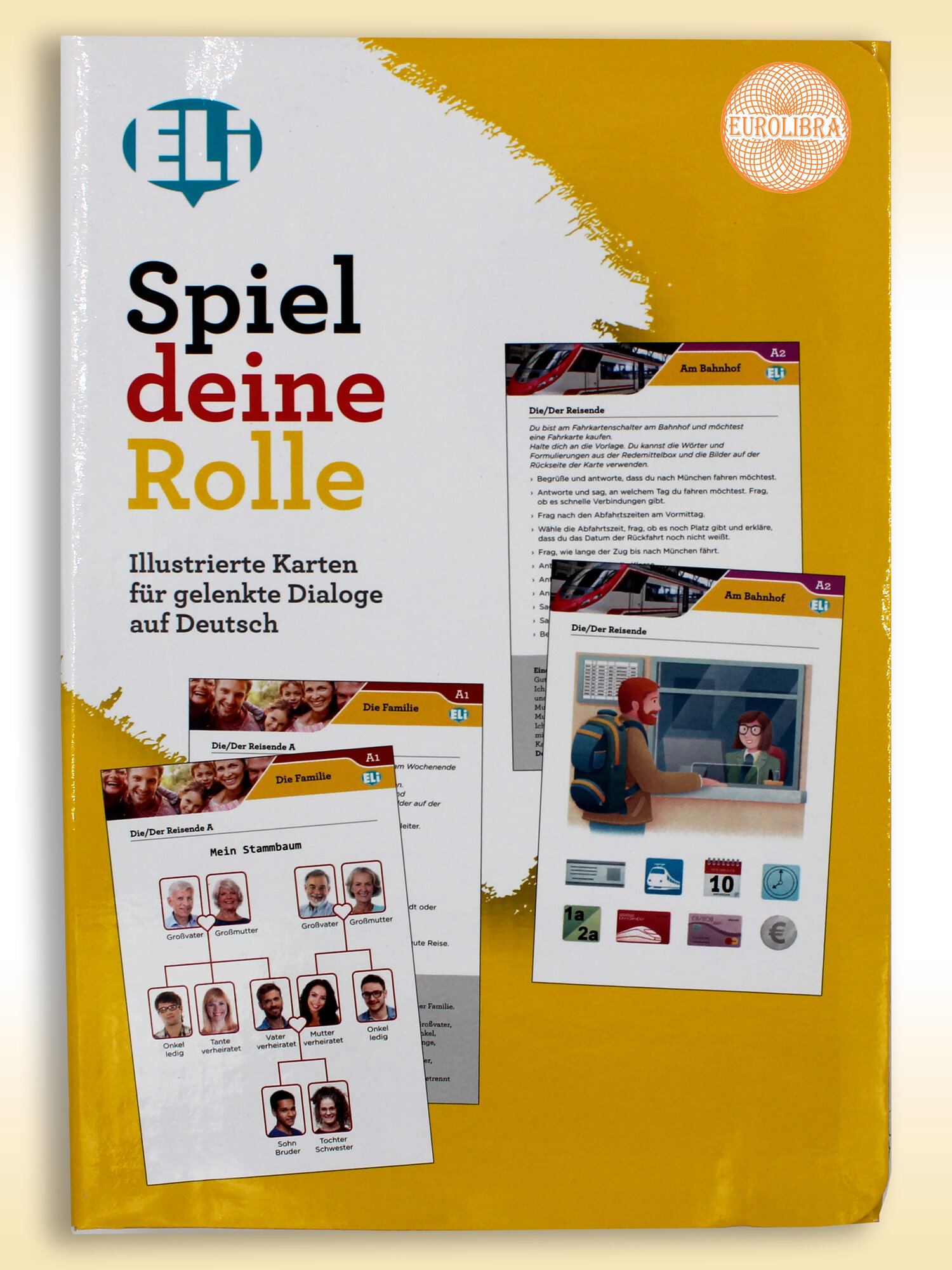 SPIEL DEINE ROLLE Flashcards (B1-B2) / Флешкарты на немецком языке (Уровень B1-B2)
