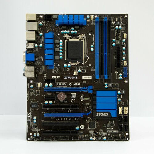 материнская плата msi b75ma lga1155 Материнская плата MSI Z77A-G43 LGA1155 DDR3 HDMI VGA DVI-D ATX