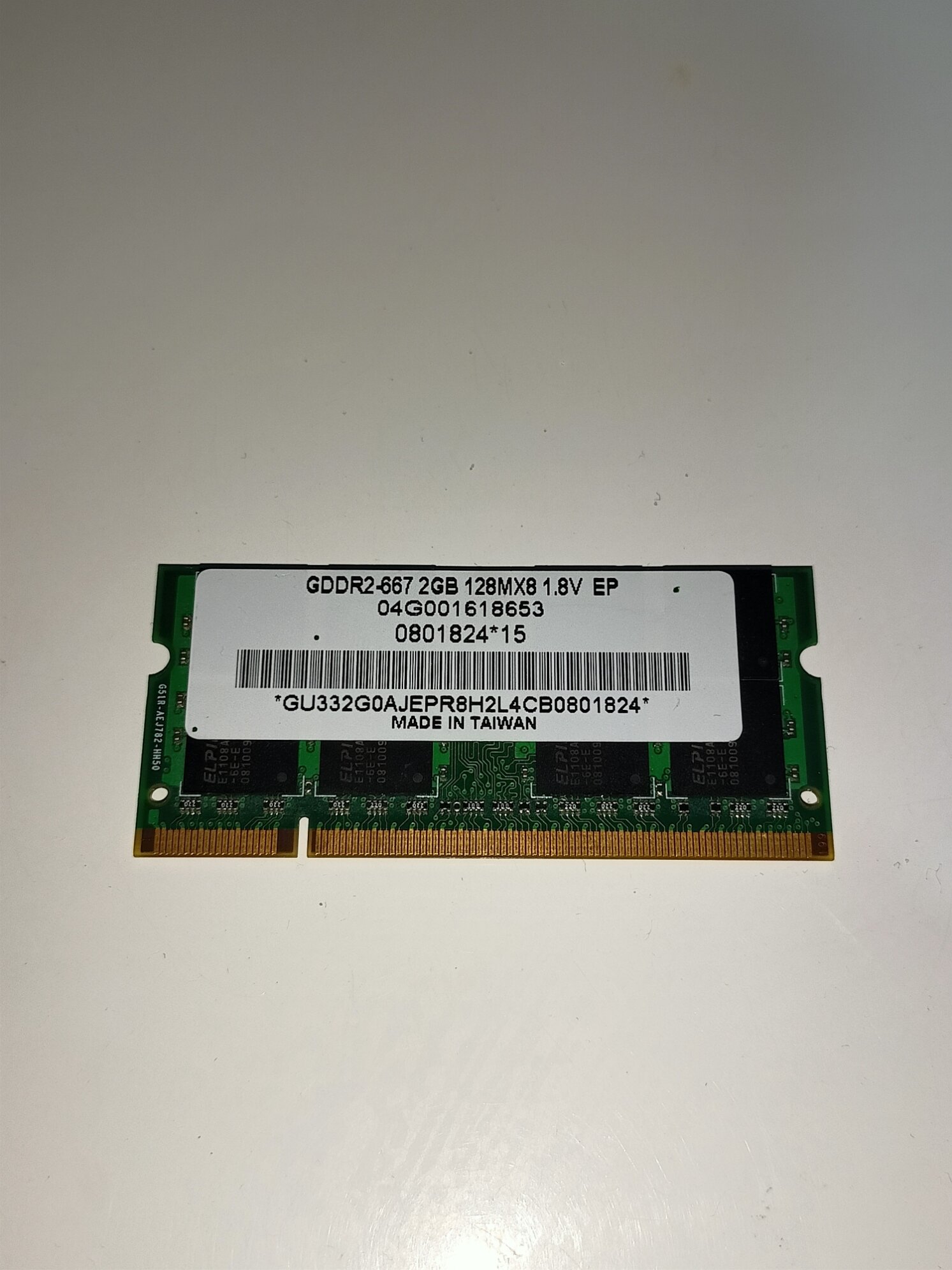 Оперативная память DDR2 2 ГБ 667 МГц